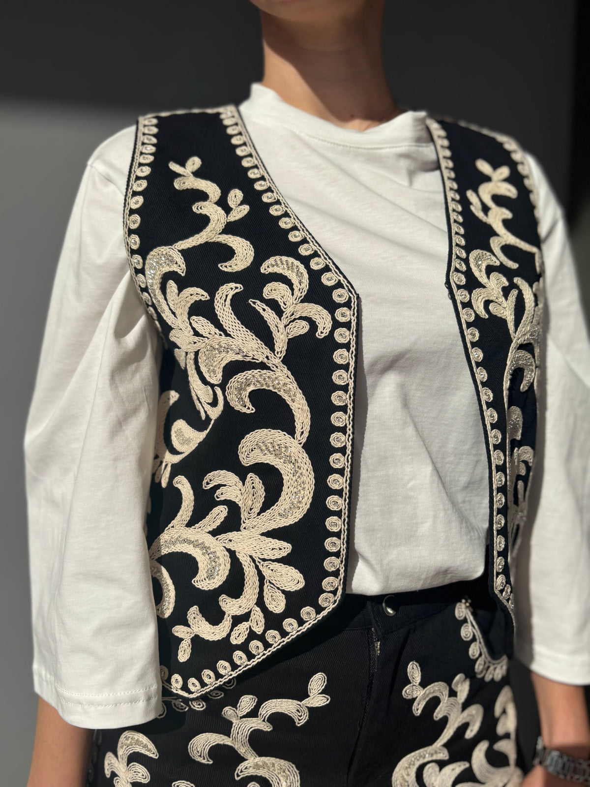 Gilet lavorato