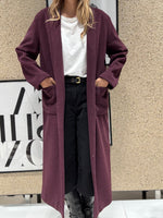 Cappotto con cintura