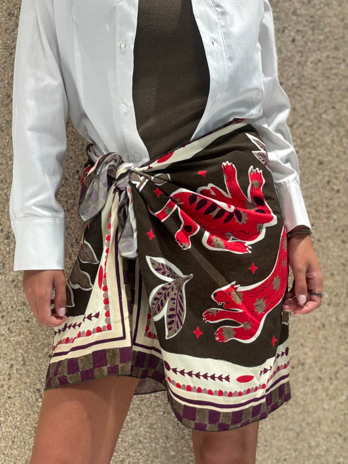 Mini pareo foulard