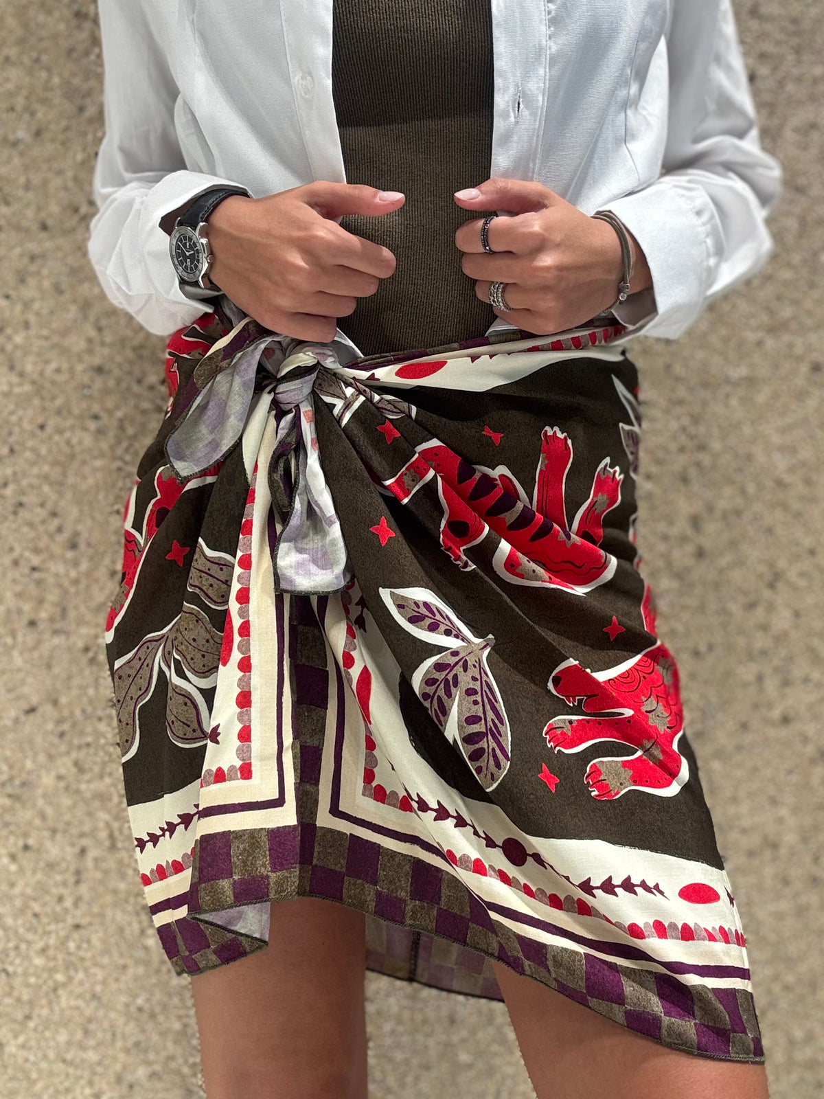 Mini pareo foulard