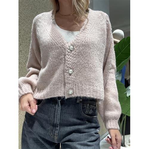 Cardigan bottoni gioiello