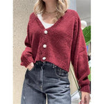 cardigan 3 bottoni gioiello