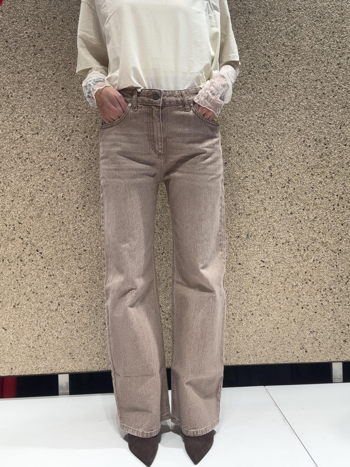 Jeans gamba dritta