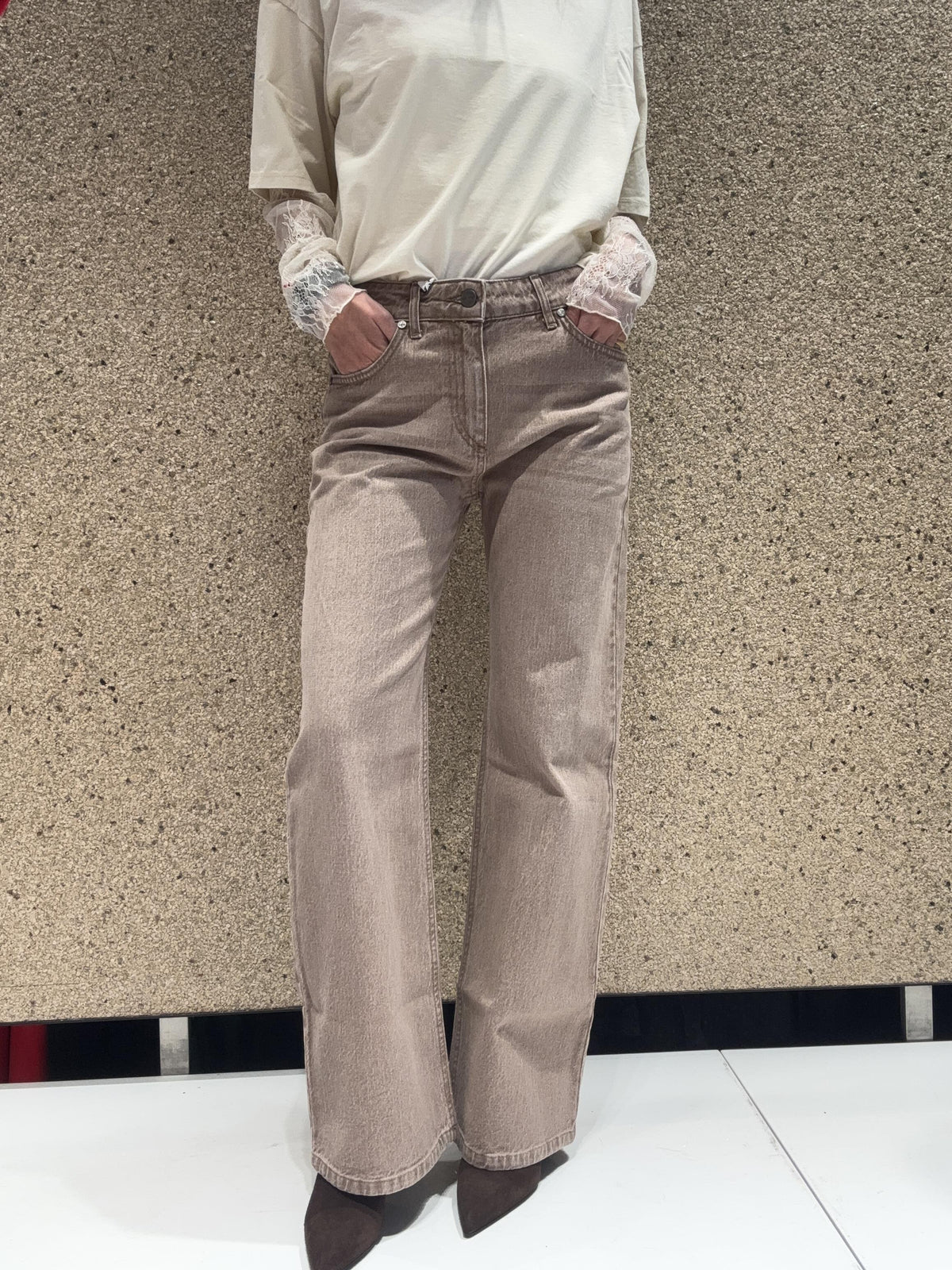 Jeans gamba dritta