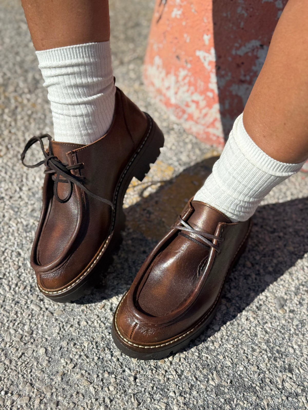 Mocassino con suola chunky