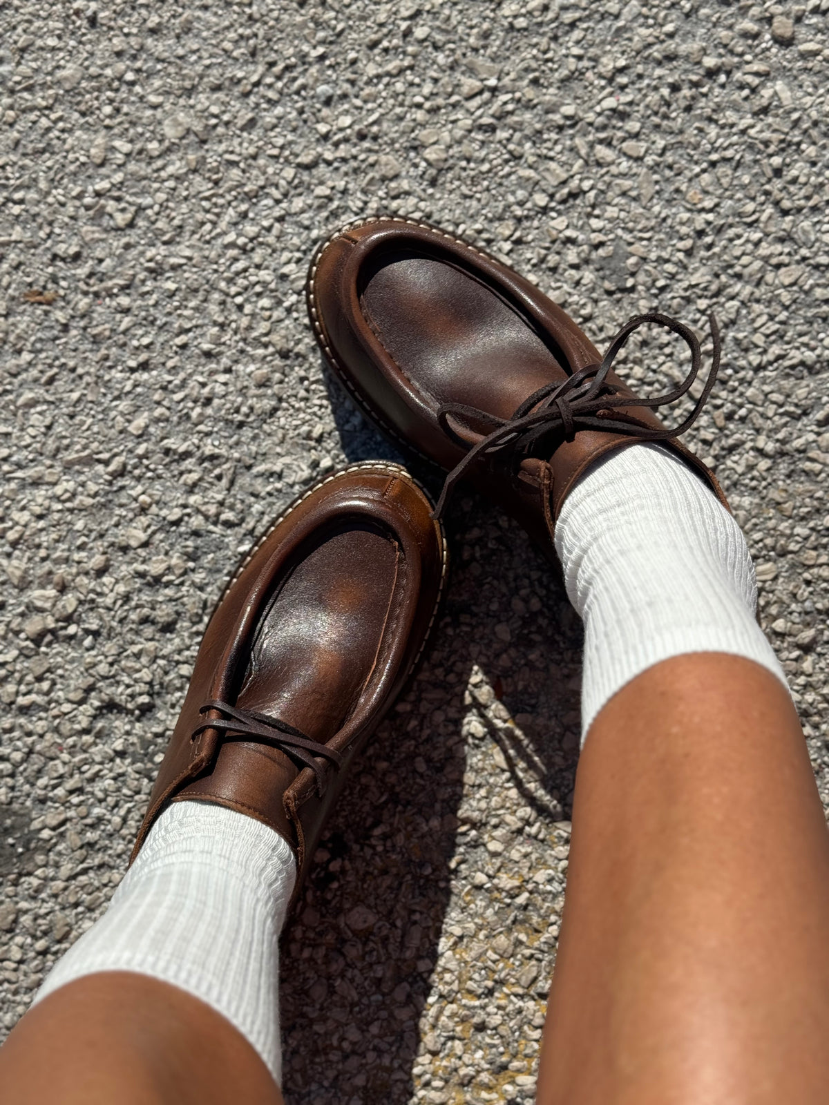 Mocassino con suola chunky
