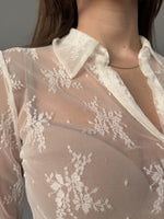Blusa polo pizzo