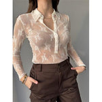 Blusa polo pizzo