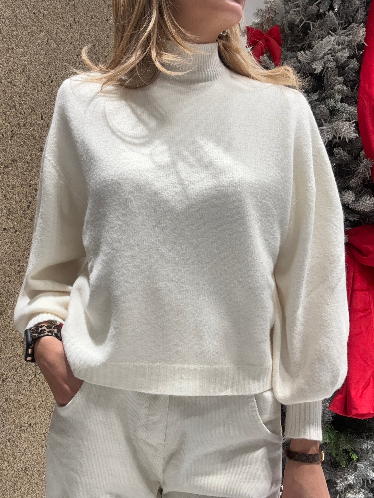 Lupetto manica ampia