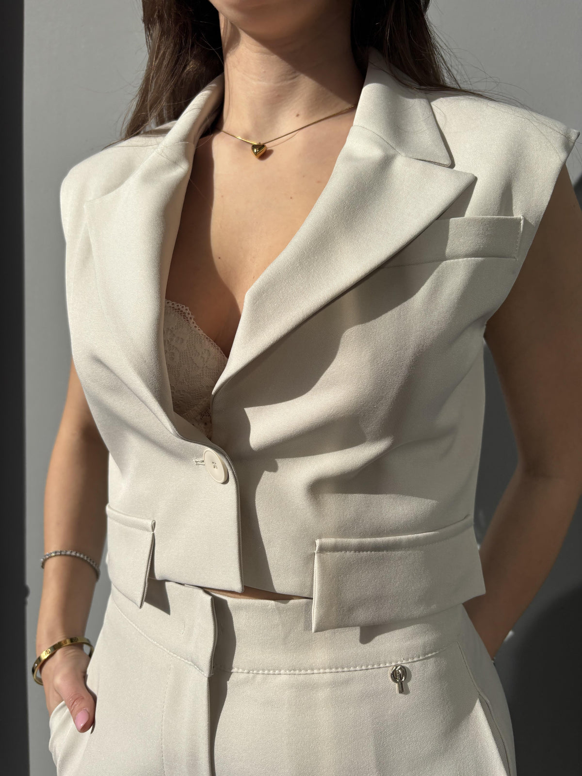 Gilet crop