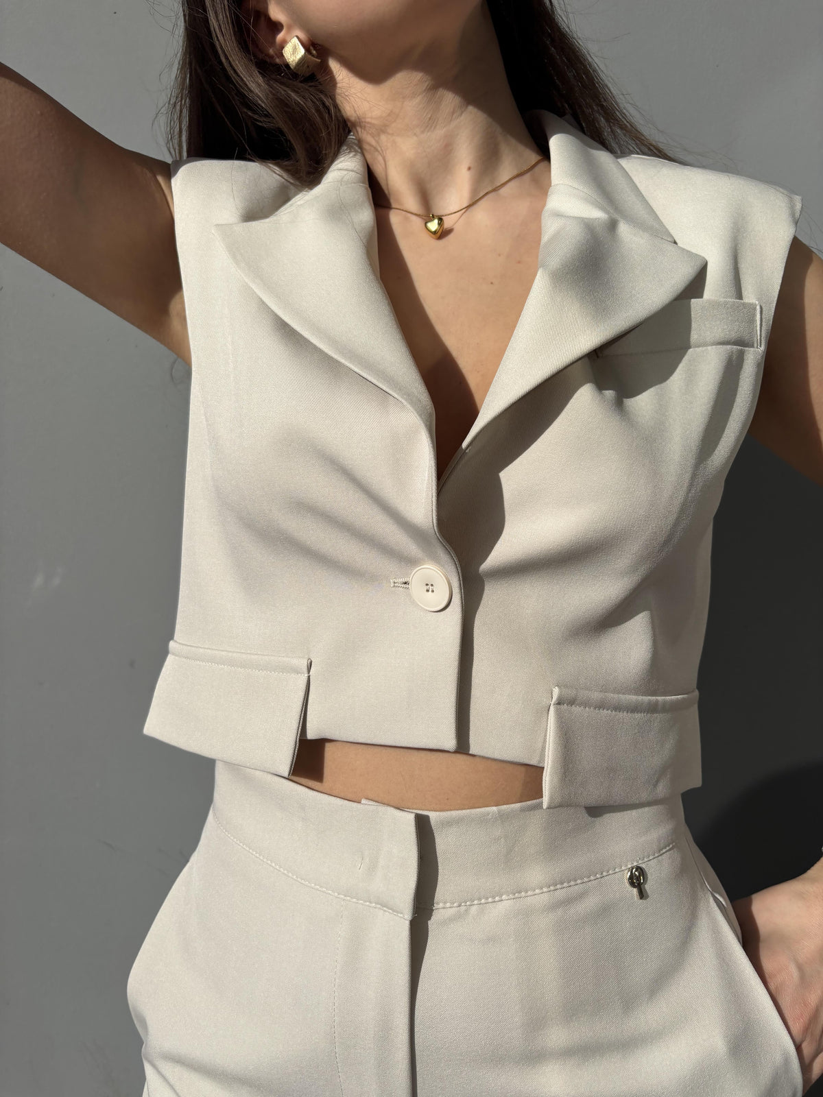 Gilet crop