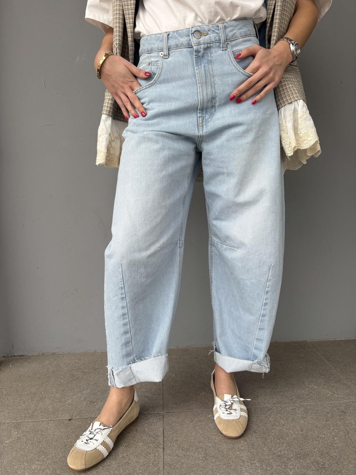 Jeans barbara chiaro