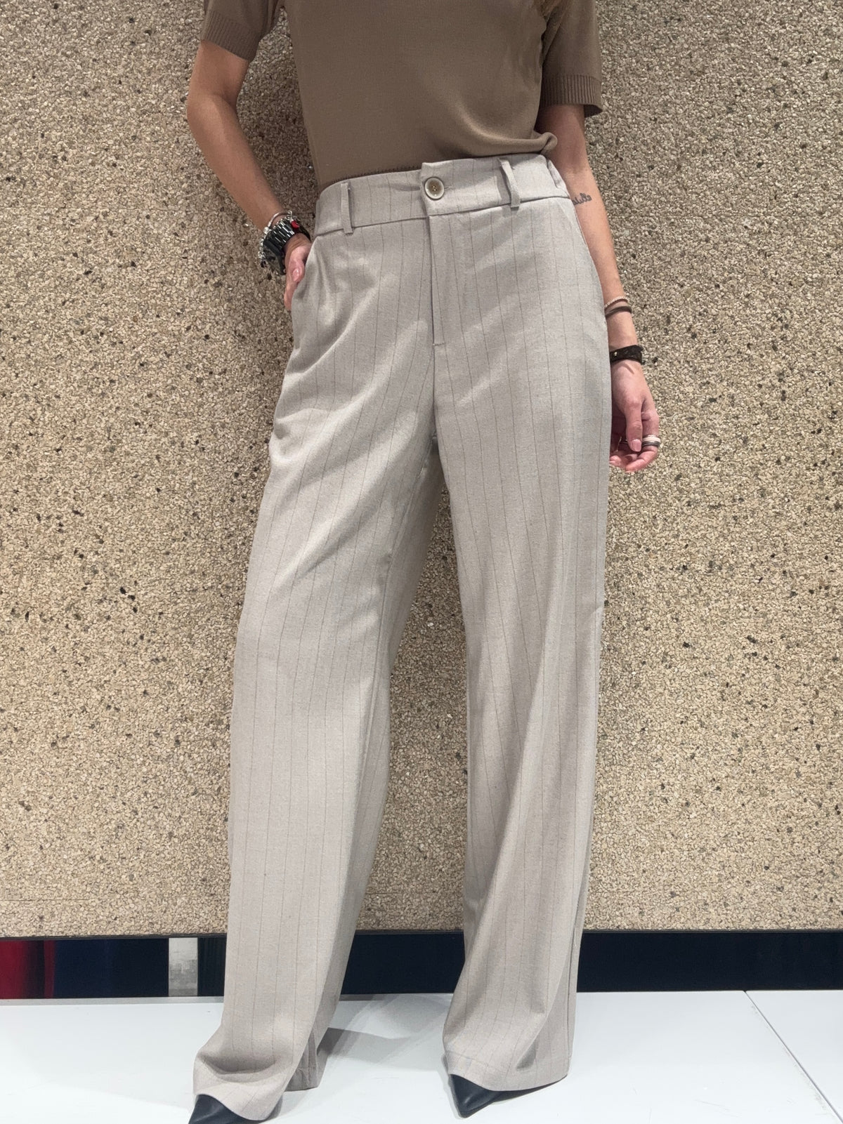 Pantalone gessato