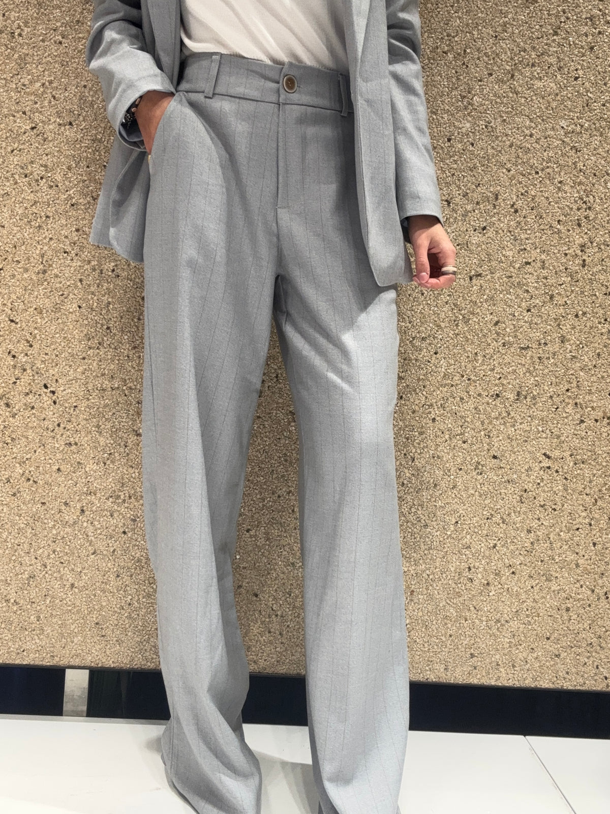 Pantalone gessato