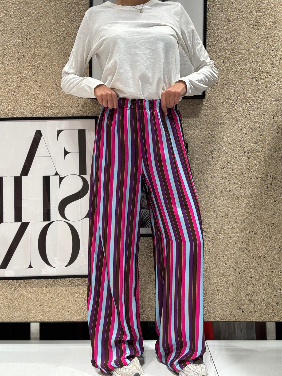 Pantalone Righe