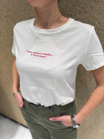T-shirt con scritta