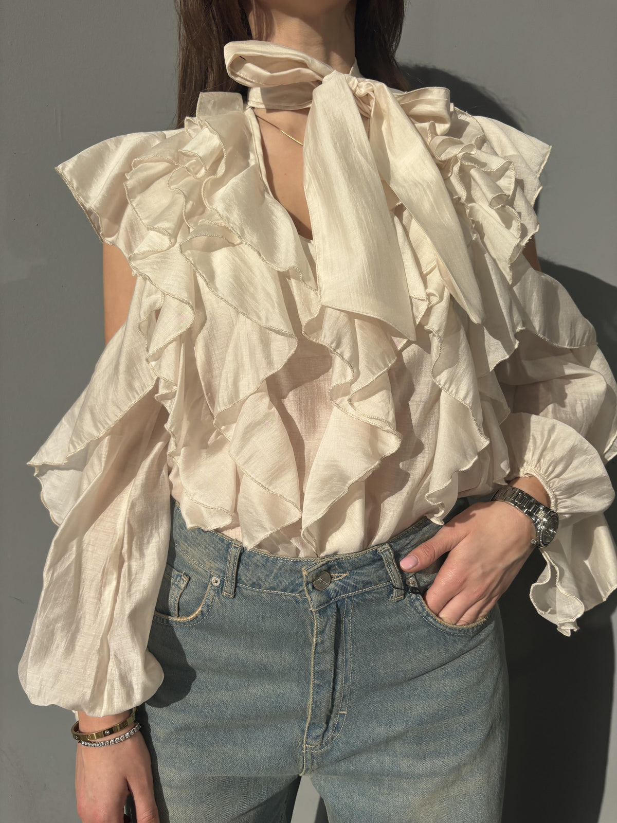 Camicia con rouge
