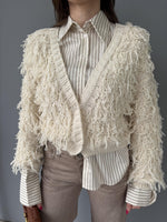 Camicia righe con rinforzo spallina