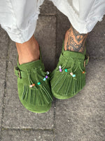 Mules in camoscio