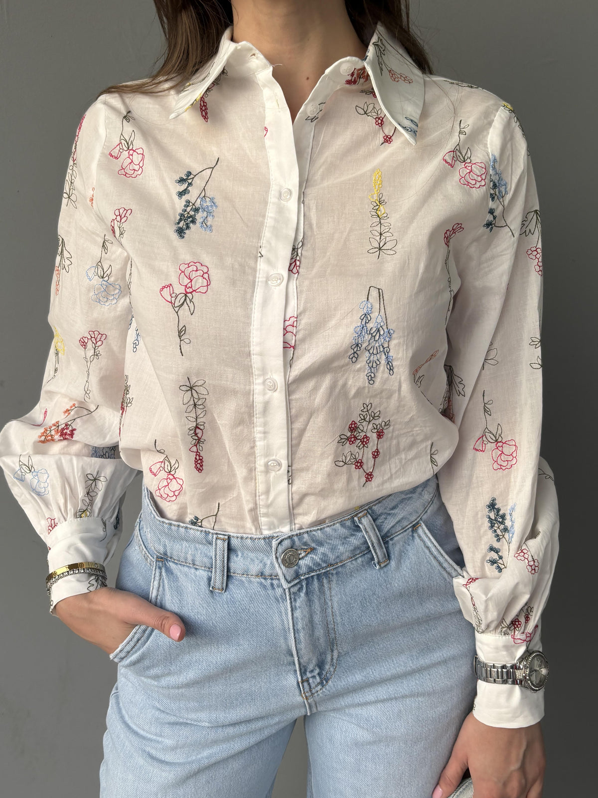 Camicia fiori