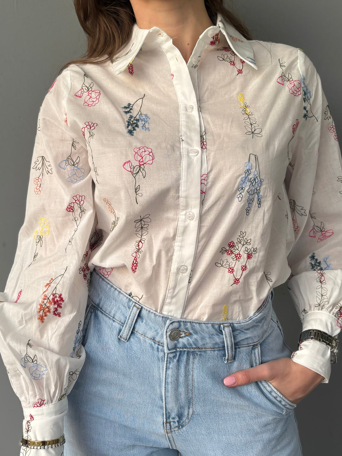 Camicia fiori