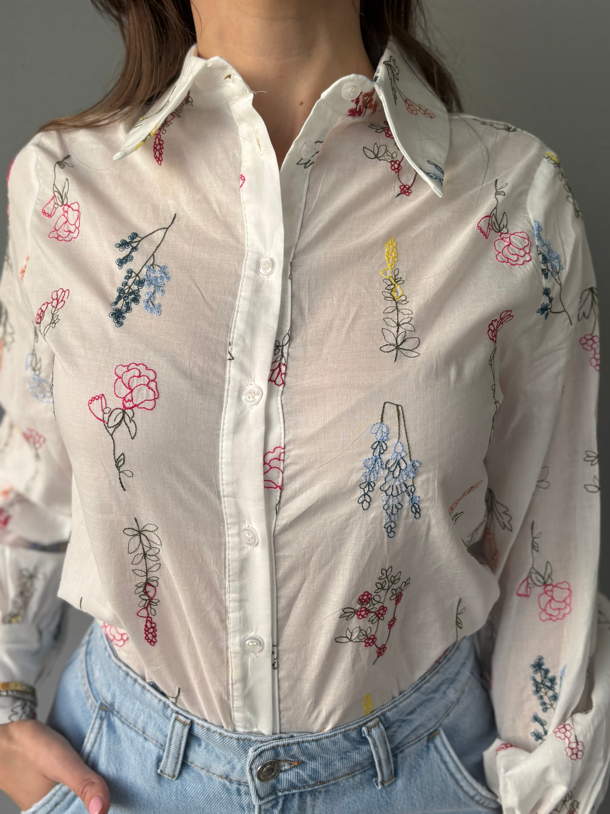 Camicia fiori