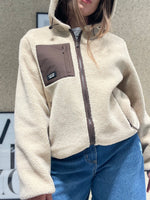 Giacca in tessuto teddy