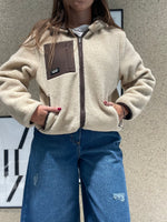 Giacca in tessuto teddy
