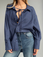 Camicia oversize a quadri
