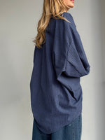Camicia oversize a quadri