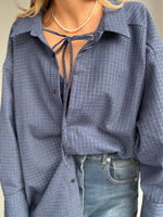 Camicia oversize a quadri
