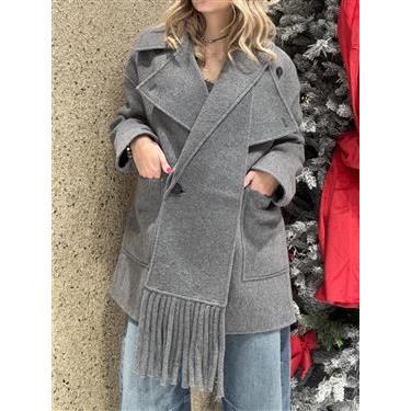 Cappotto collo sciarpa