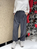 Pantalone con risvolto