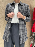 Camicia check con spalline