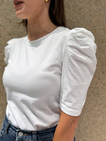 T-shirt maniche sbuffo