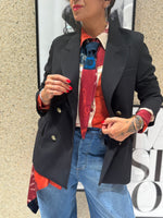 Giacca strutturata con foulard