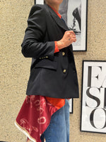 Giacca strutturata con foulard