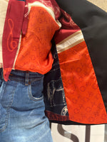Giacca strutturata con foulard
